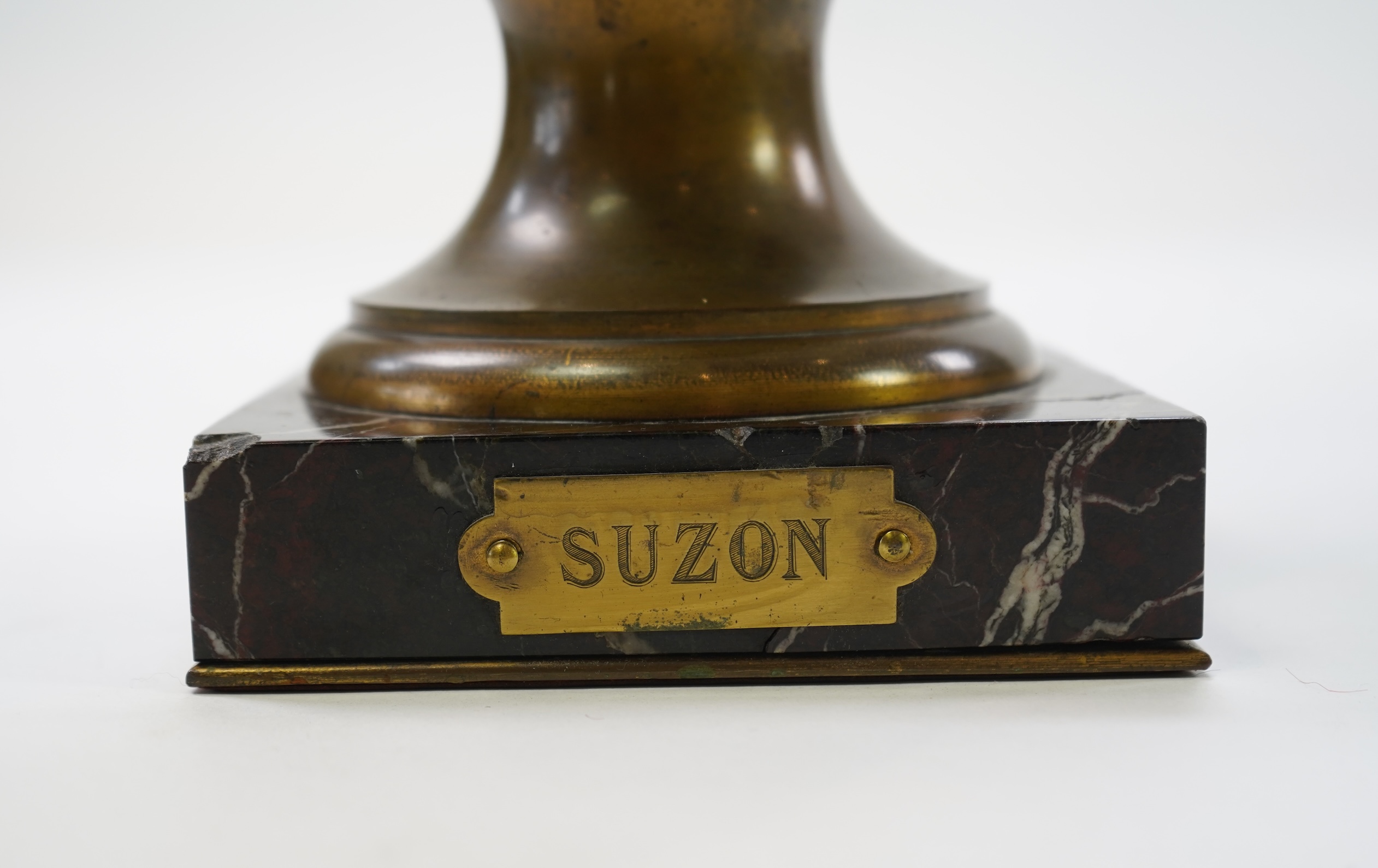 Auguste Rodin (1840-1917). A bronze bust of 'Suzon'